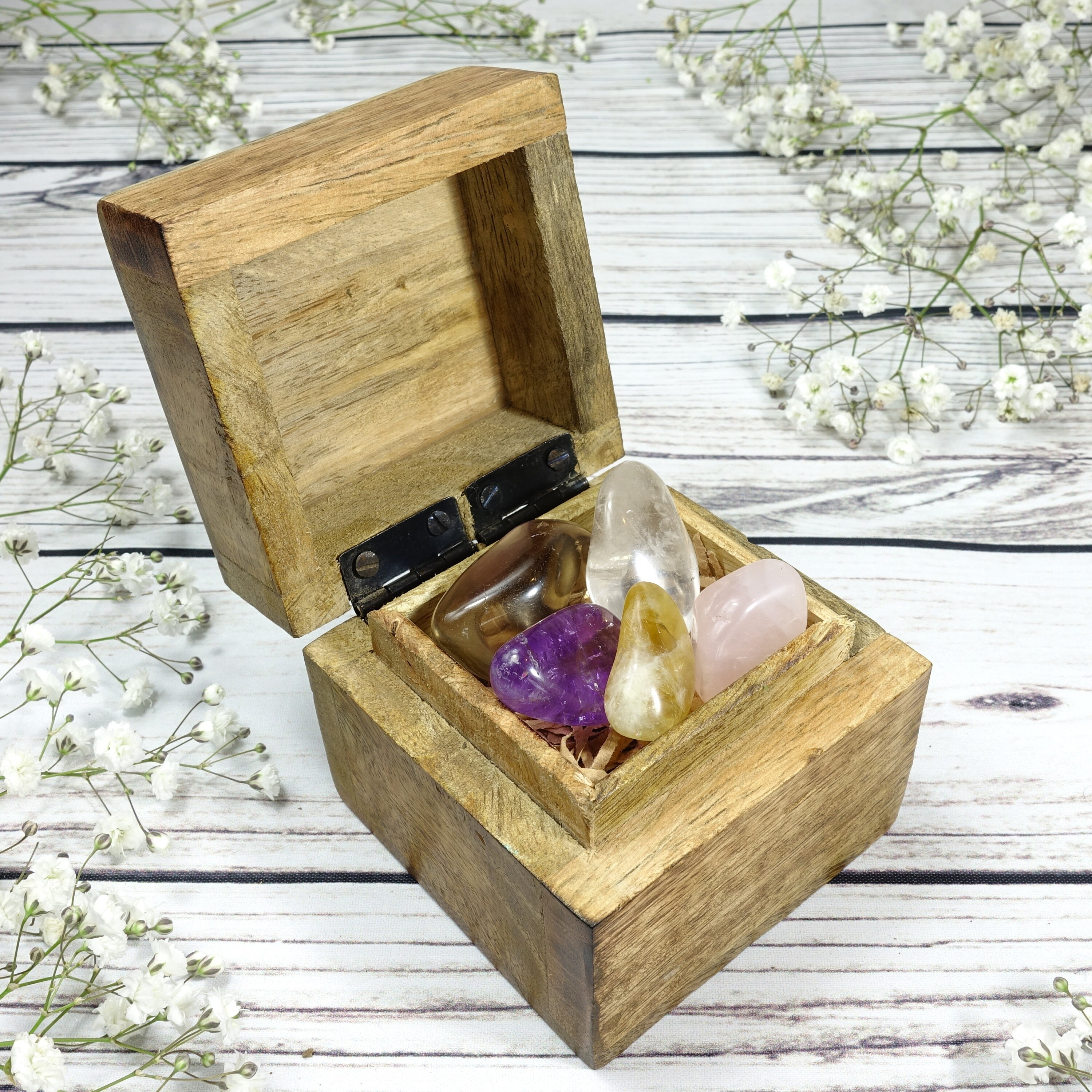 Master Healing Crystals Gemstone Gift Set Healing Crystals Etsy