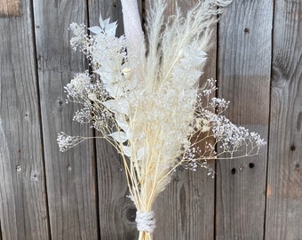 Dried flower bouquet, dried flower decoration | Bohemian | Nature | Cream | white