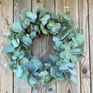 Fresh eucalyptus wreath Spring wreath Fresh door wreath Communion wreath Mother's Day gift Wedding wreath image 7