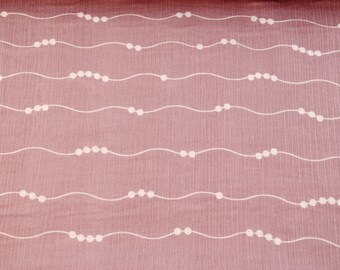 Musselin Baumwolle Double Gauze Gaze Spucktuch Rosa mit Palmen