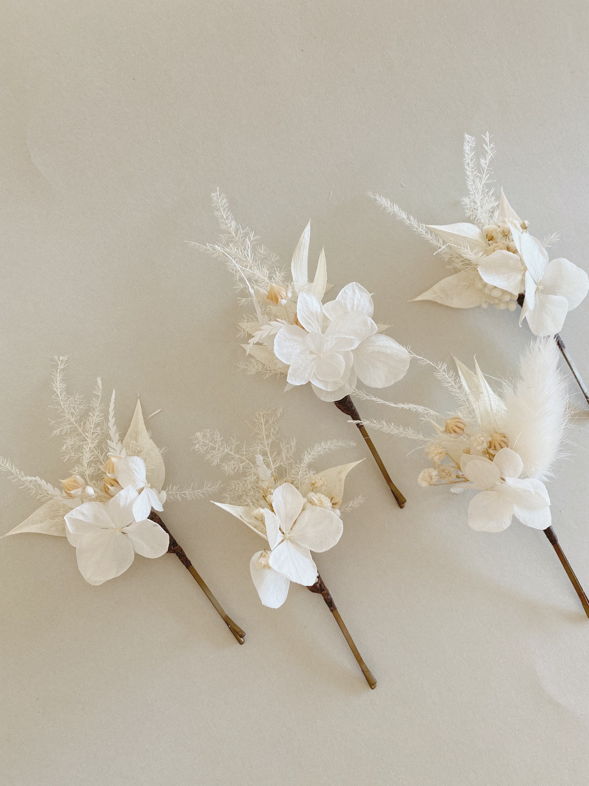FEATHER WHITE Flower Pins Baby Shower Flower Crown Rustic Etsy