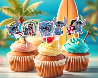 Cake Topper Stitch Birthday
