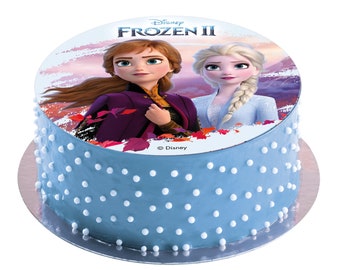 Disney Frozen Cake Topper 20 cm Ø Wafer Paper Birthday