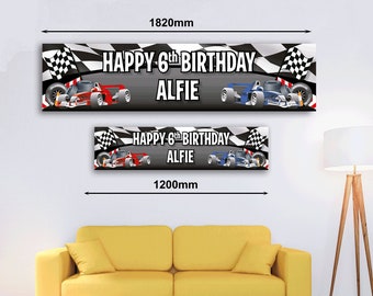 Personalised Banner - Grand Prix - Paper or Vinyl