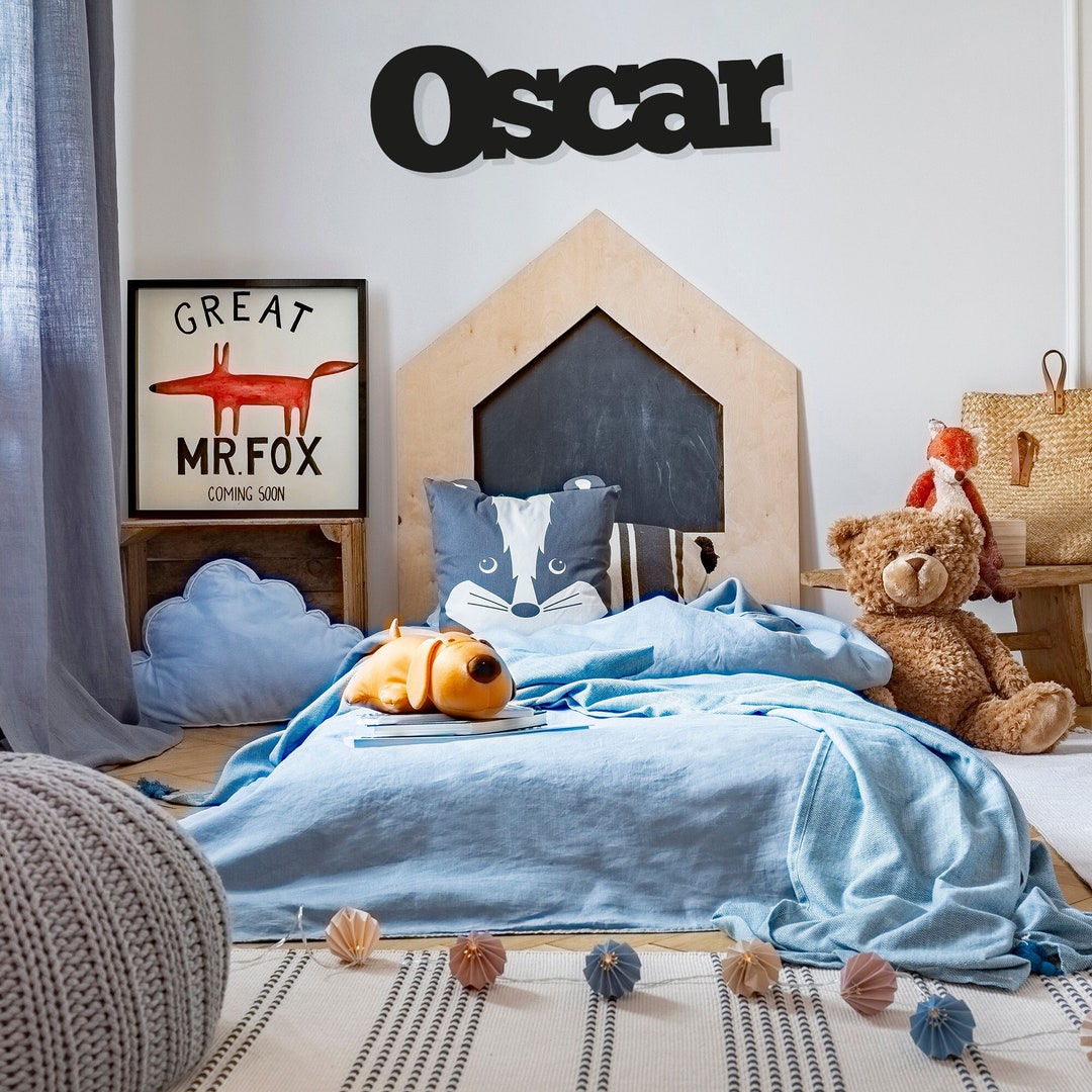 Giant Bedroom Wall Names, Playroom Names, Giant Wall Name Etsy