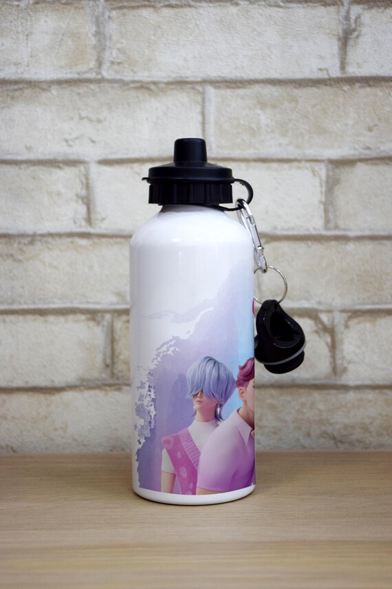 Saja Boys K-pop Kids Water Bottle - Personalised Name Steel Sports