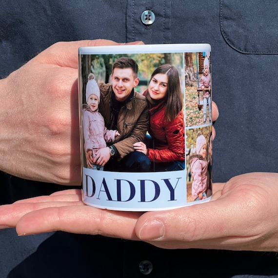 Personalised Father's Day Photo Mug Custom Mug Bespoke Mug Personalised Father's Day Mug Father's Day Photo Mug Birthday Daddy Photo Mug
