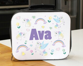 Unicorn Personalised Lunch Bag