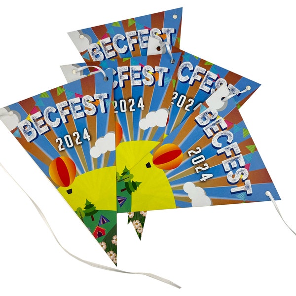 Personalised Festival Country Pennant Bunting Banner