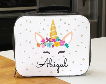 Unicorn Personalised Lunch Bag
