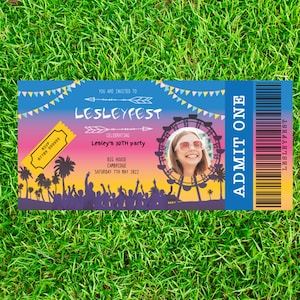 Personalised Festival Invitations with Photo