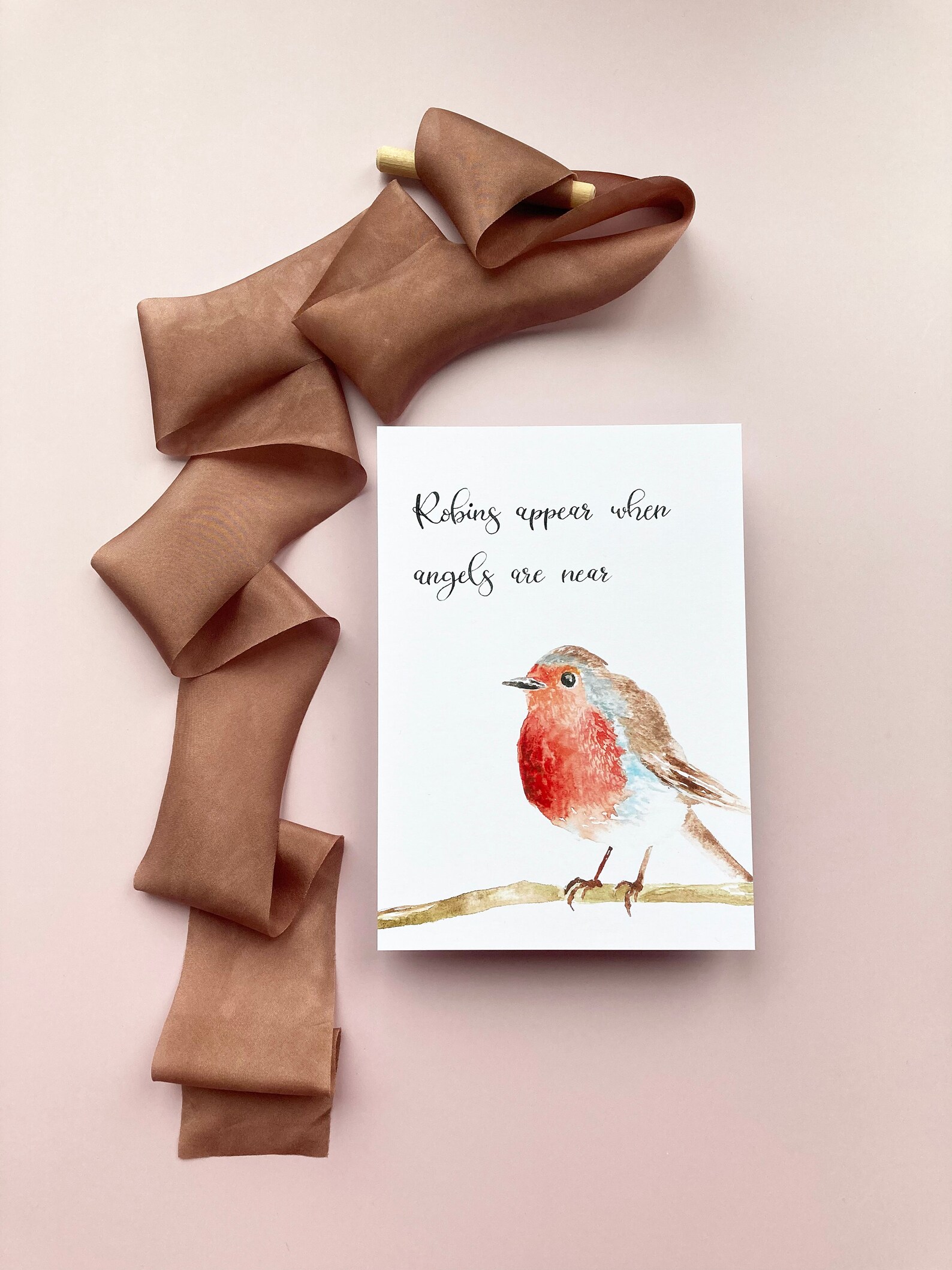 Robins Appear When Angels Are Near Condolences Present Etsy Hong Kong