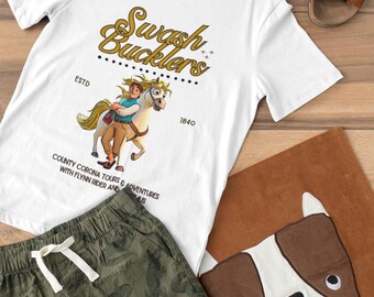 Disney Park Shirt: Tangled Flynn Rider Swabucklers - Youth Short Sleeve Tee