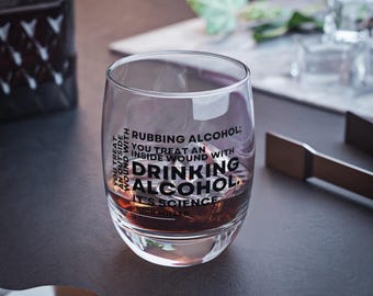 New Girl Quotes - Whiskey Glass