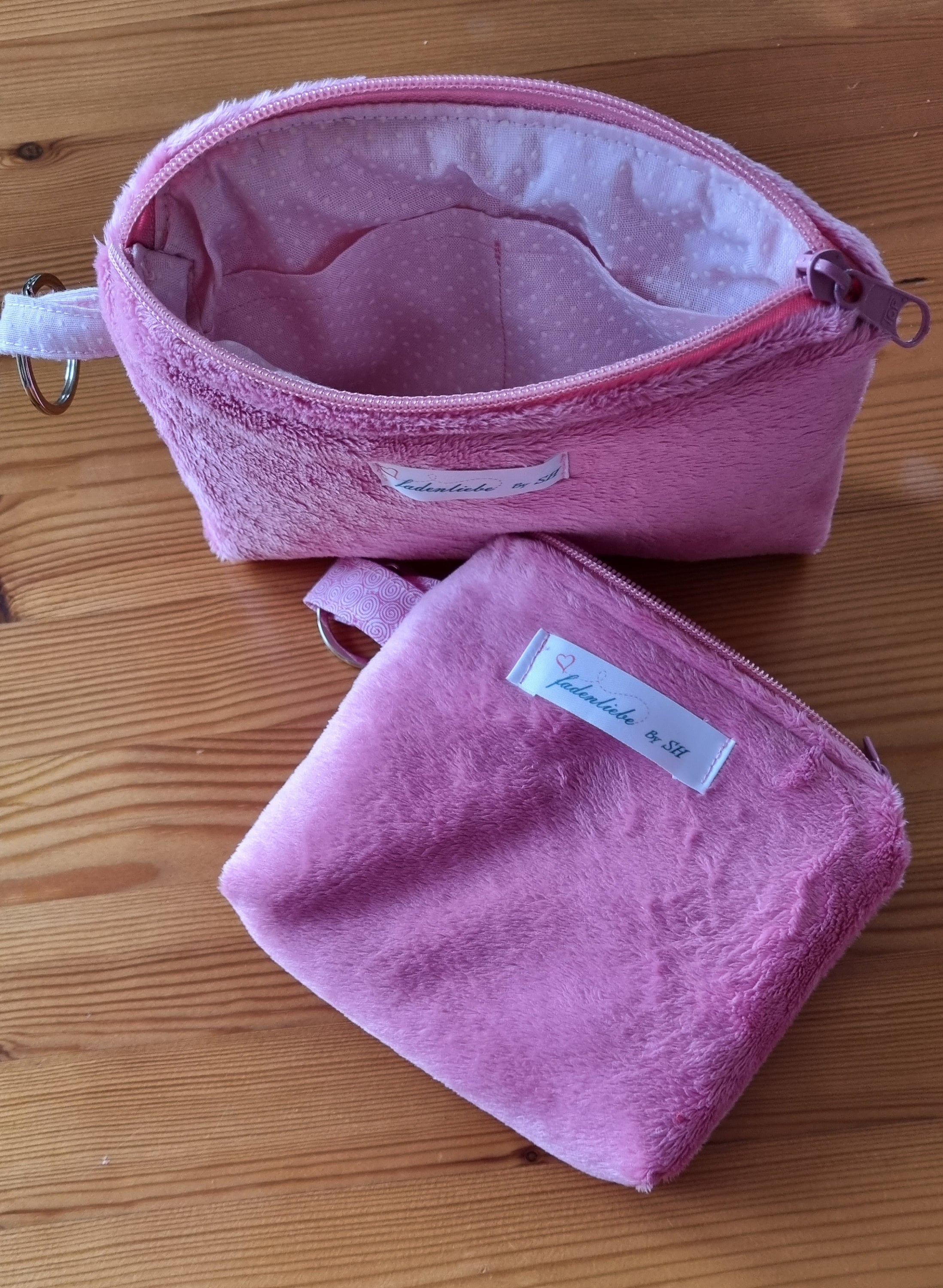 Pink faux fur bag - .de