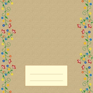 Schreibblock A4 Blütenzauber Vintage 25 Blatt mit Linien liniert Blumen Blüten Briefblock Briefpapier Blümchen Bild 3