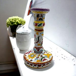 Vintage Berardos Signed Candle Stick Holder Made in Portugal