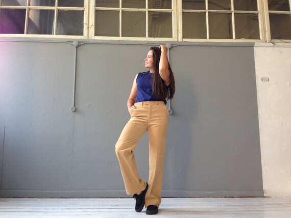 70s Corduroy Pants High Rise Cords Womens Small Corduroy Etsy