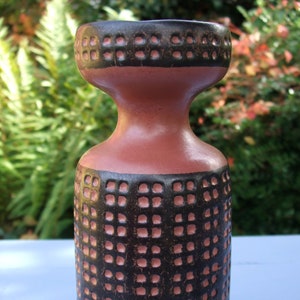 vintage relief vase veb haldensleben image 4