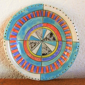 vintage bowl memphis art ceramic bowl