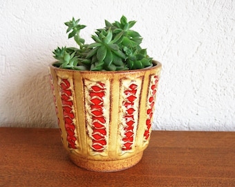 vintage übertopf jasba keramik