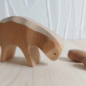 vintage wooden sheep from Ostheimer