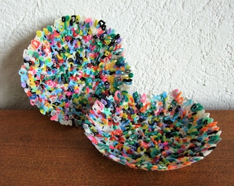 unique bowls "confetti" soap bowls selection flat or high