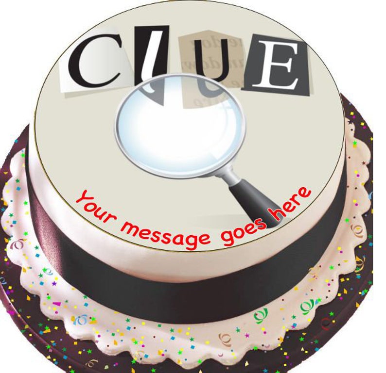 Crime Scene Murder Mystery Edible Cake Decoration Cake Topper