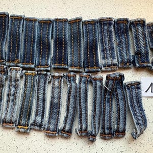 22 Gürtelschlaufen, Jeans - Schlaufen