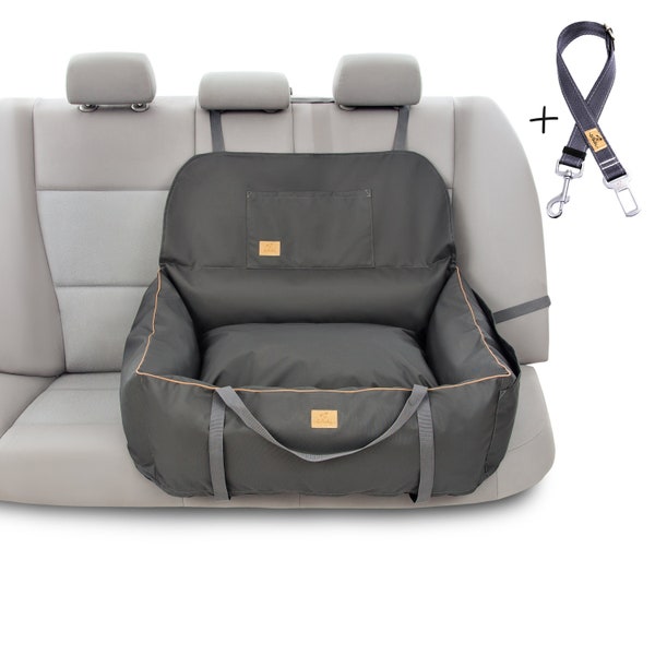 Siège d’auto pour chien - pour gros chien - Siège d’auto pour chien coussin fait à la main -Siège d’appoint de voiture pour chien imperméable - Lit de voyage pour chien