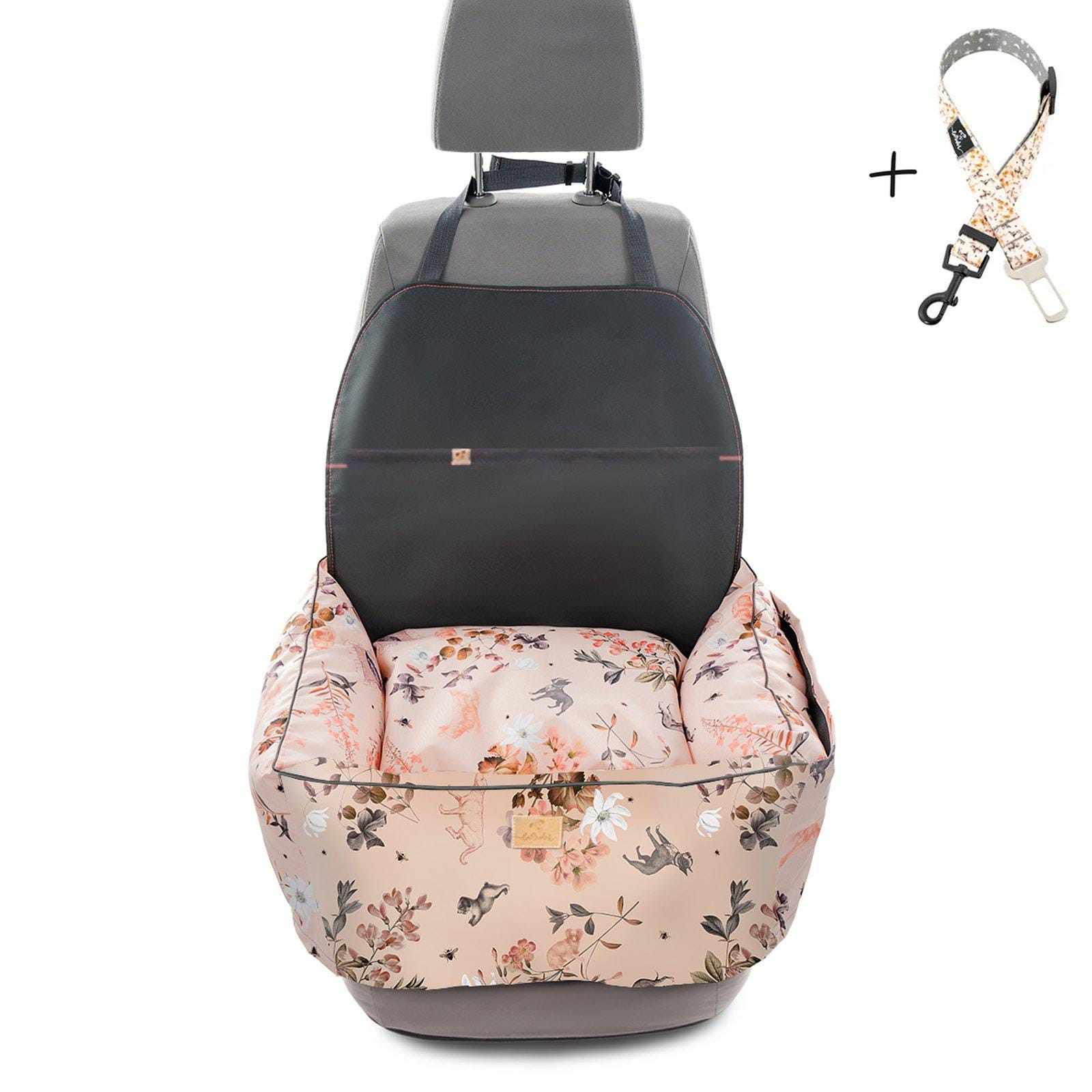 Seggiolino Auto Per Cani KYG - Per Cani Piccoli Fino A 12 Kg, Impermeabile, Antiscivolo, Con Cinture Di Sicurezza Seggiolino Auto Per Cani KYG - Per Cani Piccoli Fino A 12 Kg, Impermeabile, Antiscivolo, Con Cinture Di Sicurezza