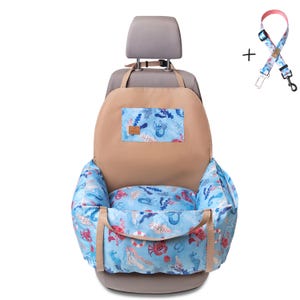 Dog car seat black - Cushion pet car seat - Premium dog car booster seat - Dog carrier bag