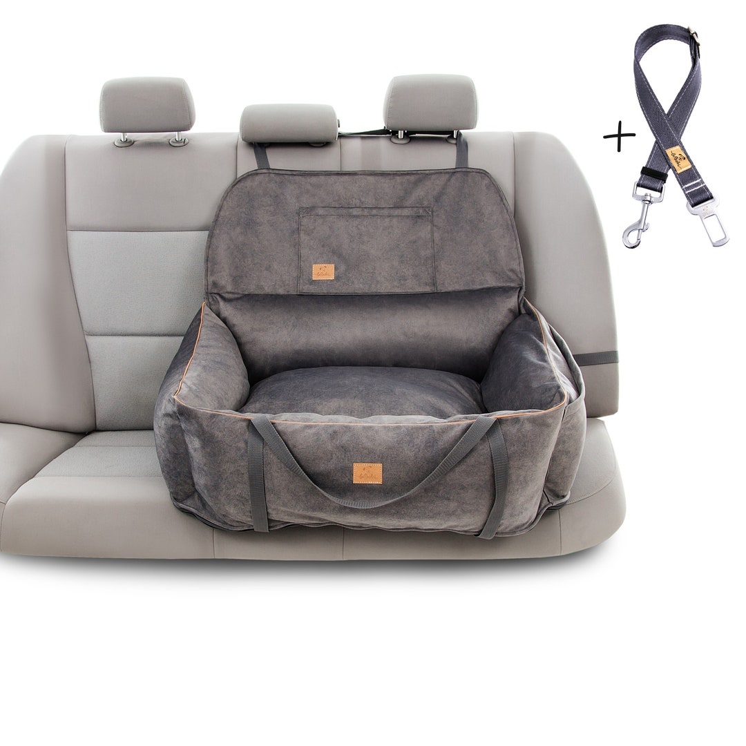 Car Seat for Big Dog Cushion Dog Car Seat Premium Dog Car Booster Seat Dog Travel Bed Etsy