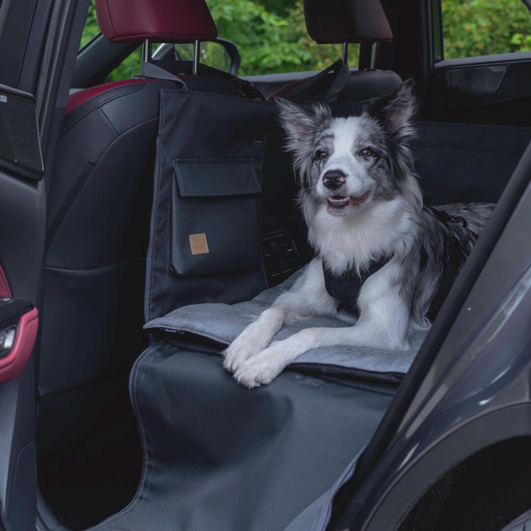 WeFine Universal Waterproof Car Boot Liner For Dogs - With Bumper Flap, Fits SUV, Estate, Hatchback
