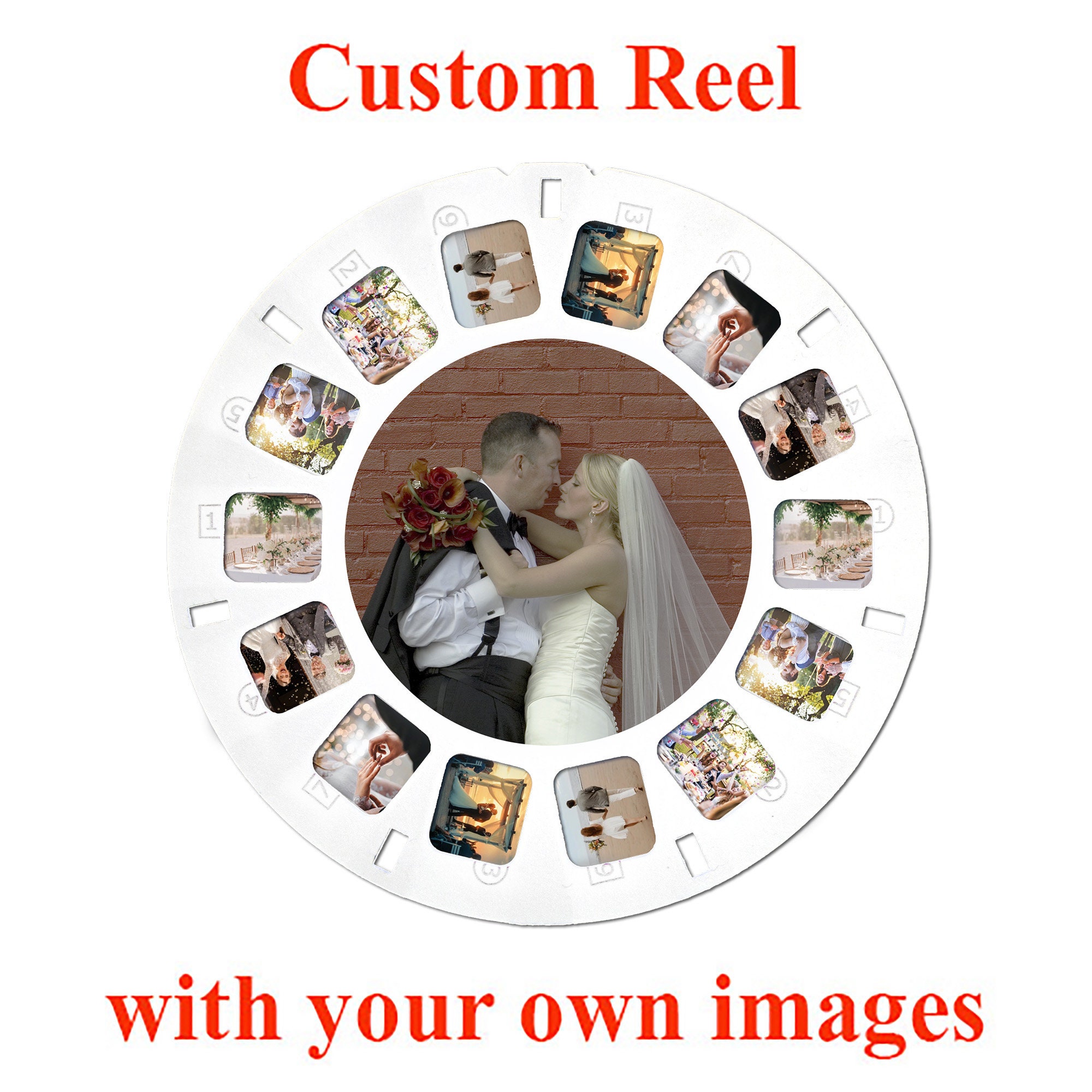 Personalized Viewmaster Style Reel Custom Christmas Gift Proposal Wedding  Valentine's Day Mother's Celebration Anniversary Birthday -  UK