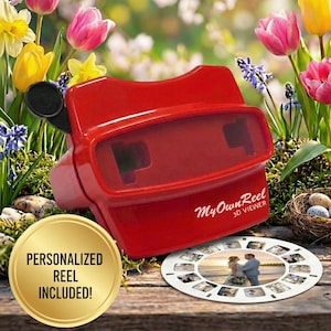 Viewmaster kompatibel Scheibe reel personalised custom EIGENE BILDER view master 3d Viewer Gucki Mother's day gift Father's day Valentinstag
