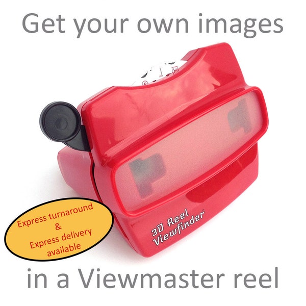 Bobine de disque compatible Viewmaster personnalisée PROPRES PHOTOS vue maître visionneuse 3D Gucki Cadeau de la fête des mères Fête des pères