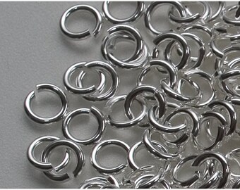 Biegeringe Binderinge Silber Biegering Ring 6mm