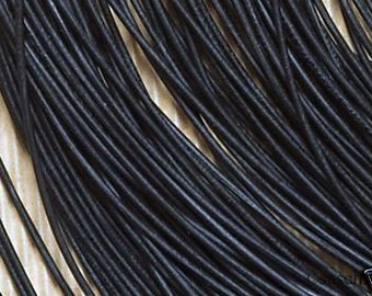 Leather ribbon leather strap leather cord 1.3 mm 1 m pcs