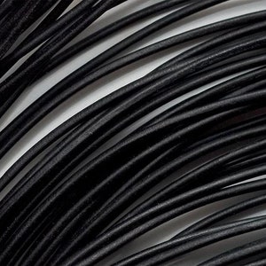 Leather ribbon leather straps leather 2 mm 10 m