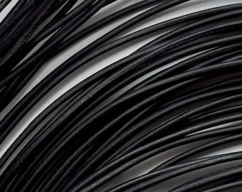 Leather ribbon leather straps leather 2 mm 10 m