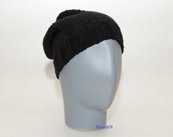 Mütze Strickmütze Long Beanie Wollmütze 1 Slouch