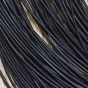 Leather ribbon leather straps leather cord 1.5mm 20m at the St