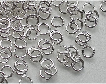 Biegeringe Binderinge Silber Biegering Ring 5mm