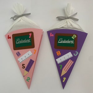 Invitation board 3, cash gift for school enrollment, school start, children's birthday, also for vouchers image 5