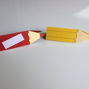 5er Set Tischkarten/Platzkarten Stift, Einschulung, Schulanfang,