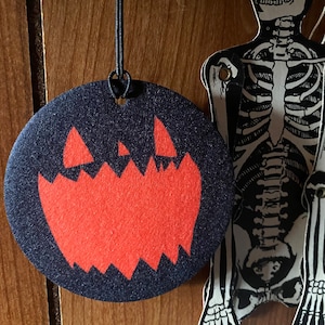 Pumpkin Festival Air Freshener, Felt Halloween Hanging Air Freshener