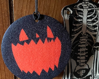 Pumpkin Festival Air Freshener, Felt Halloween Hanging Air Freshener