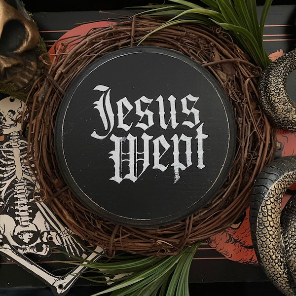 Jesus wept hellraiser art Etsy.de