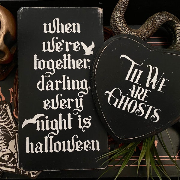 Goth Love Duo, Wedding, Bride, Engagement, Photo Props, Valentine Gift, Horror, Goth, Bedroom Decor Anniversary, Couple Gift